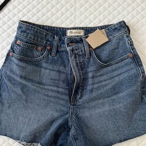 Madewell Curvy Denim Shorts